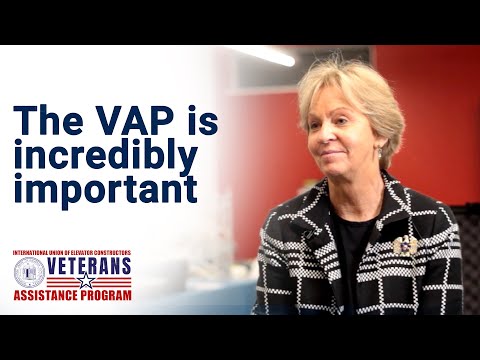 Phyllis Wilson, President of the Military Women's Memorial, on the IUEC  Veterans Assistance Program