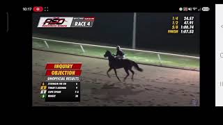 Horses collide in post-race collision at Assiniboia Downs
