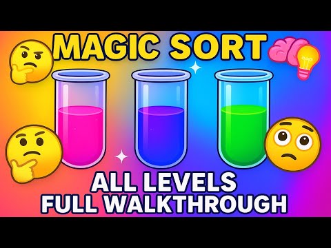 Magic Sort: Water Sort Puzzle – Gameplay Walkthrough Part 1 All Levels 1–5 | No Ads