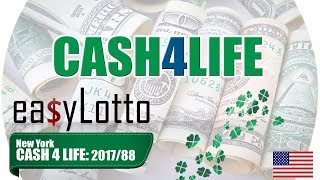New York CASH4LIFE numbers Nov 2 2017