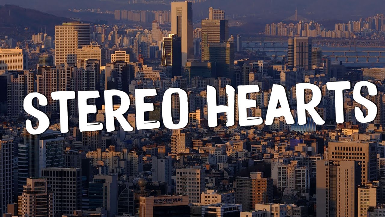 Stereo Hearts - Gym Class Heroes (Lyrics) ft. Adam Levine, One Direction, Ruth B.,...