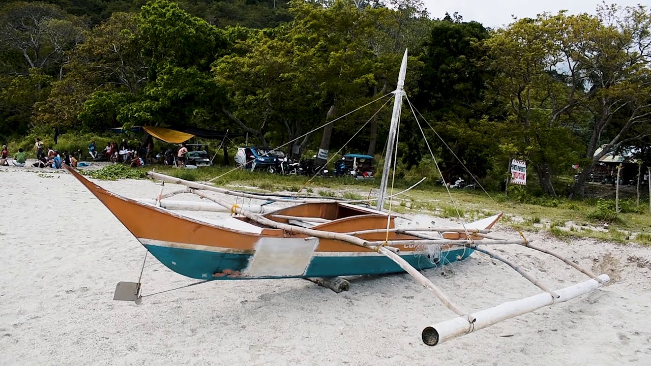 NEW YEAR : JANUARY 01, 2021 PALAWAN PHILIPPINES : PUERTO PRINCESA CITY, LANGOGAN BEACH