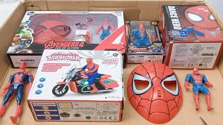 Unboxing & Review 4 Set Spiderman (ASMR)