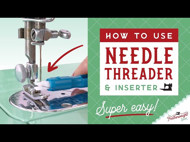 How to use the automatic needle threader! #sewing #sewingtiktok #sewin, sewing  machine