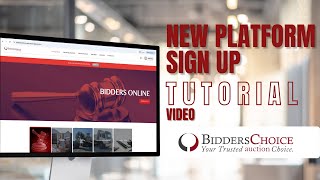 Bidders Choice | New Online Auction Platform | Step-by-Step Sign Up Tutorial