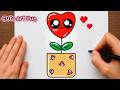 Cute Heart Plant ❤️..How to draw