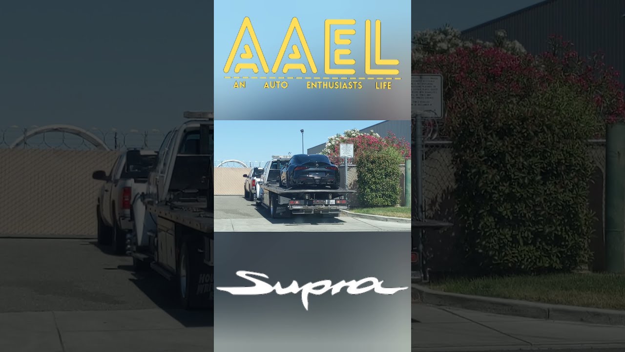 Toyota Supra Mk5 Spotted on a Flatbed - Not Good! 