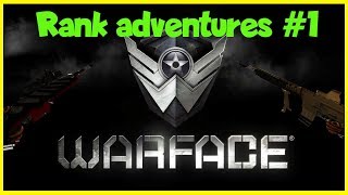 Warface Rank 2.0 Adventures #1 FT, Gold M16, Scout, STF 12, MP5A5