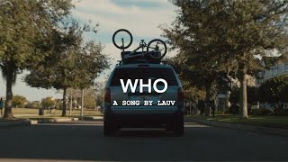 Lauv, BTS - Who (Lyrics / Lyric Video) | Feat on Paper Towns