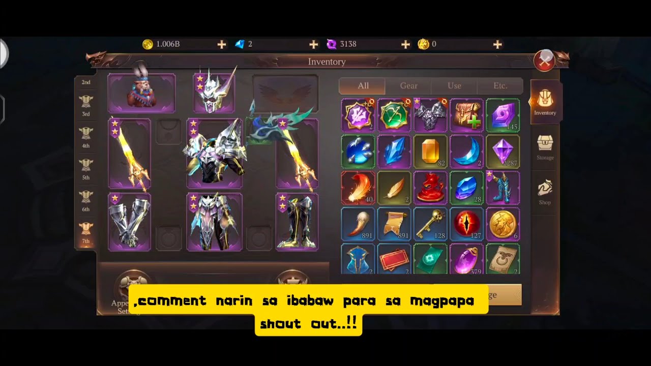 MU DARK EPOCH | DK ENE | PROPERTIES | BUILD | ELF