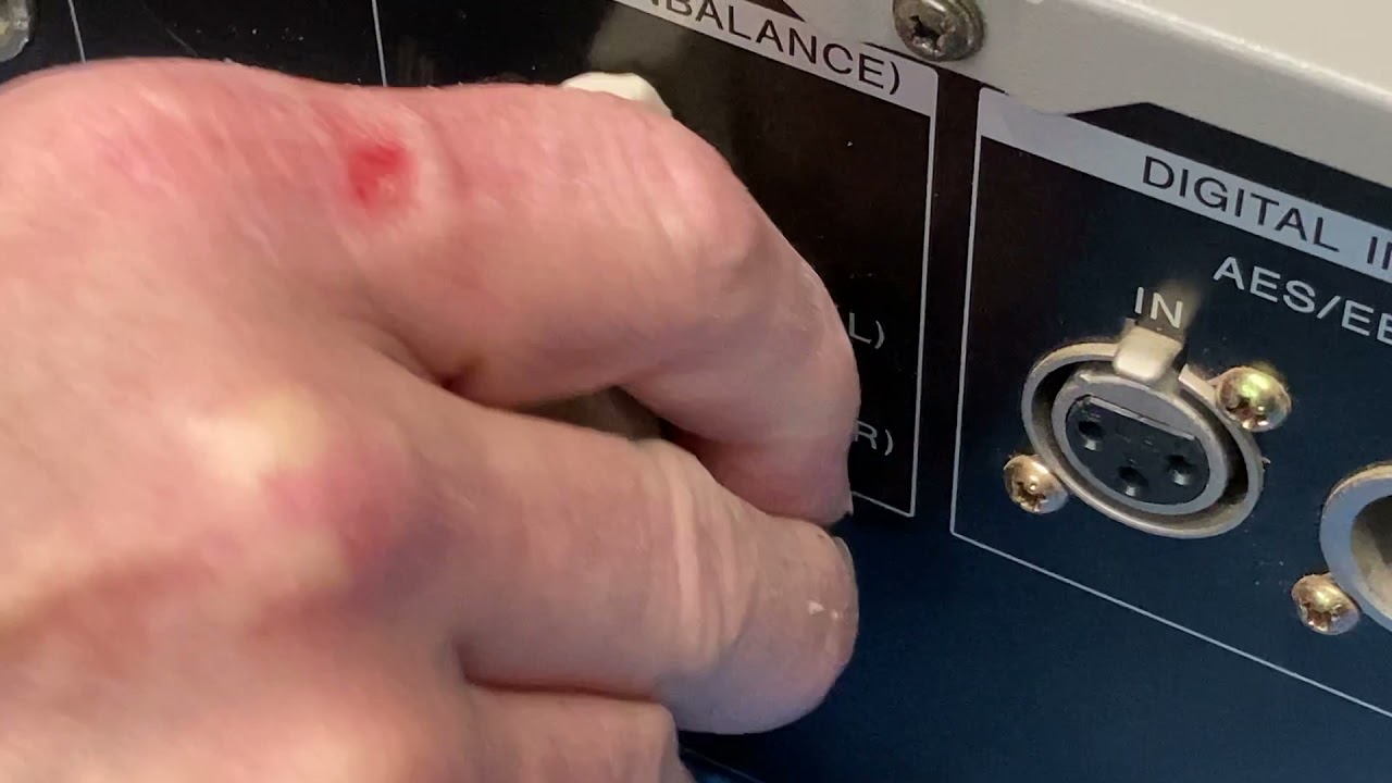 RCA jack cleaning with eraser