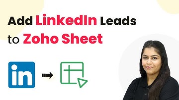 How to Add LinkedIn Leads to Zoho Sheets Automatically