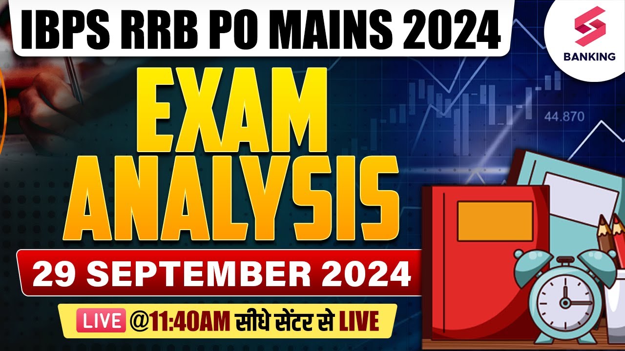 IBPS RRB PO Mains Exam Analysis 2024 (29 Sep 2024) |RRB PO Mains GA ...
