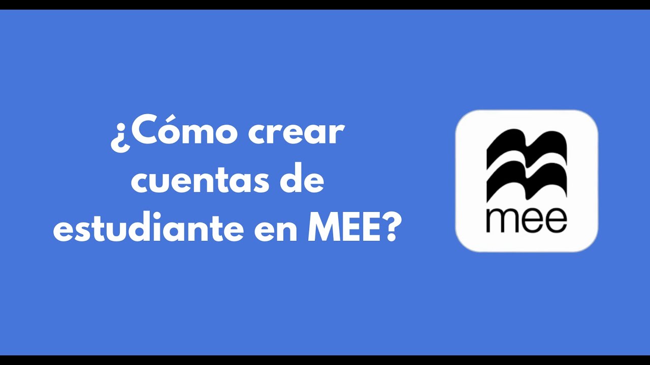 Tutorial Docente: Creación de Cuentas de Estudiantes - YouTube