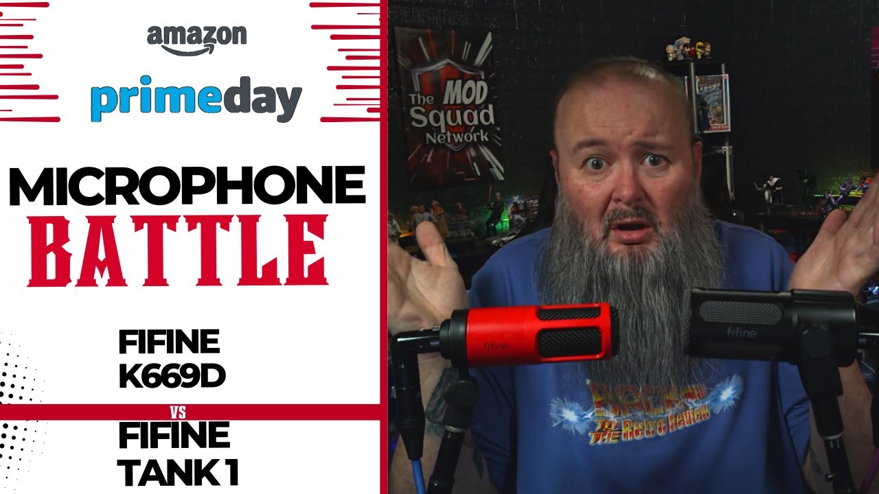 Fifine K669D vs Fifine Tank 1 Microphone battle, Amazon Prime Day Edition