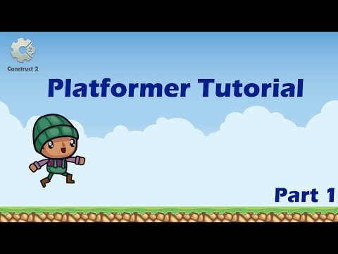 Construct 2 Platformer Game Tutorial Part 1 - New Project - YouTube