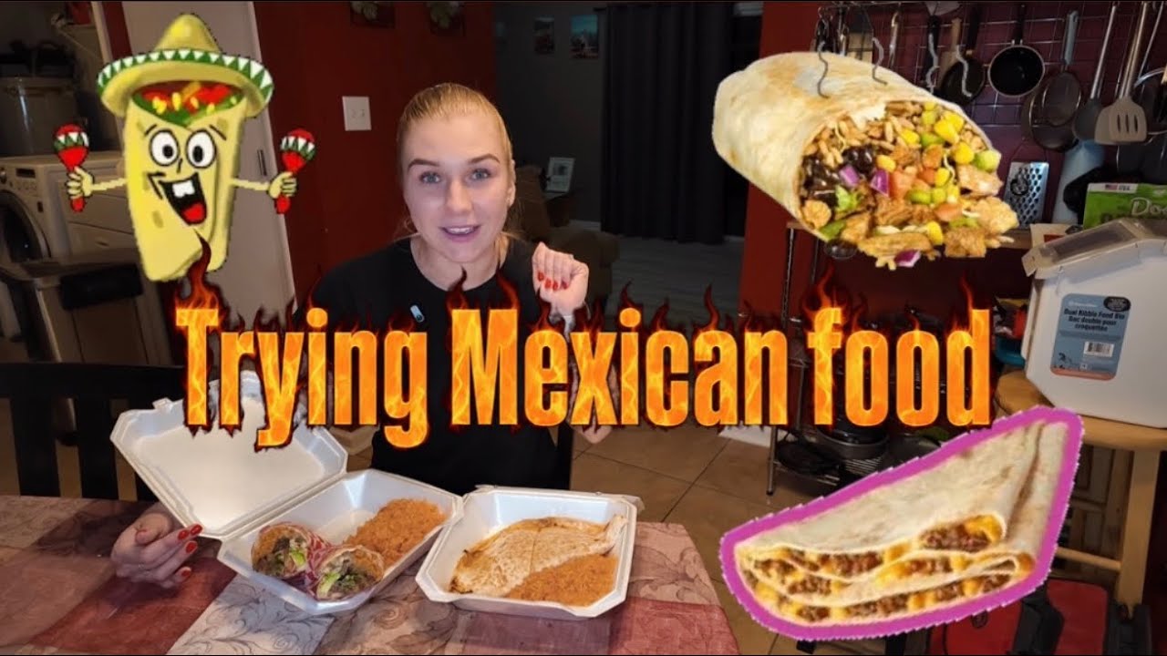 Quesadilla & Burrito Taste Test | Russian Girl Reviews Mexican Food 🌯🇲🇽