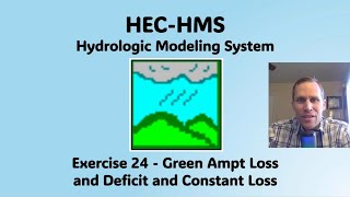 HEC HMS Exercise 24 - Green Ampt Loss and Deficit and Constant Loss