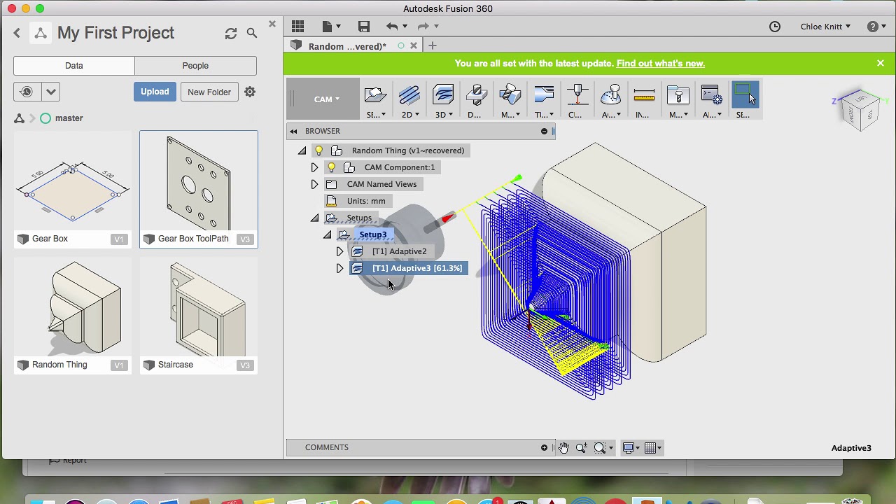How to make a Toolpath in Fusion - YouTube