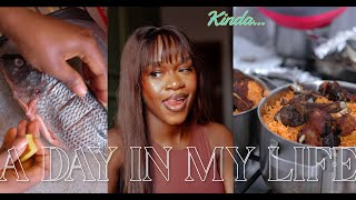 A DAY IN MY LIFE // PARTY JOLLOF RICE RECIPE// WEIGHT LOSS GROCERIES HAUL //DANCING WITH MY SON //