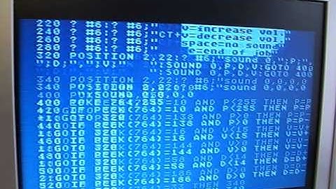 RARE VINTAGE ATARI 800 COMPUTER SYSTEM BASIC DEMO