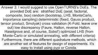 Design of Experiments DoE in Python