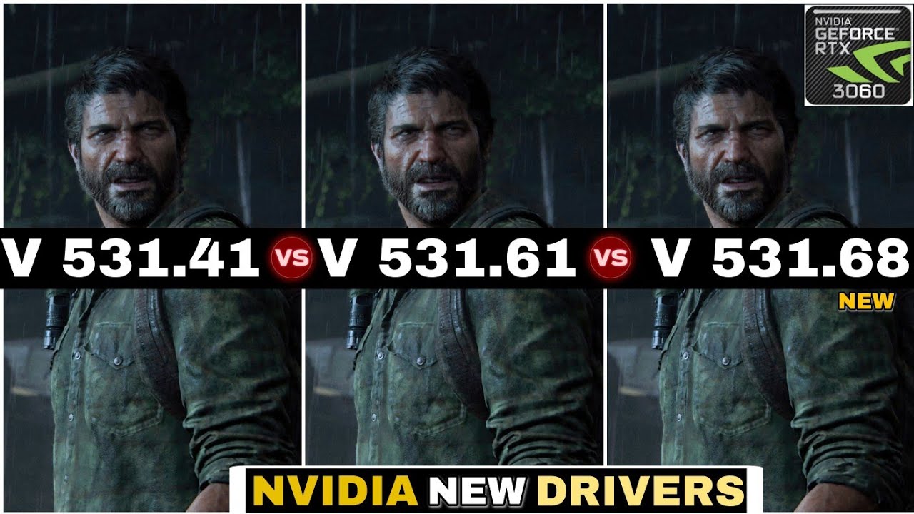 Nvidia Drivers (531.41 vs 531.61 vs 531.68) | Nvidia 531.68 New Update | 6 Games Test | RTX 3060