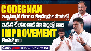 Codegnan: The Ultimate Coding Institute | Genuine Parents Feedback | #sumantvtelugu