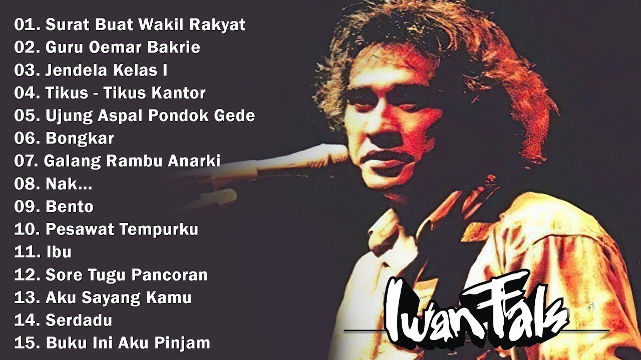 Lagu Terbaik Iwan Fals Sepanjang Masa I Lagu Populer Indonesia | Surat Buat Wakil Rakyat | Bongkar