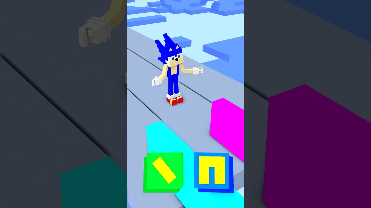 BLOB SHAPE SHIFTING RUN - NEW LEVEL - Can Sonic TRANSFORM to WIN ? 