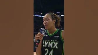 Napheesa Collier postgame arena interview thumbnail
