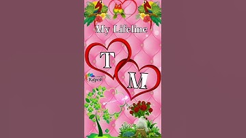 T M letter name Status ❤️ Trending Name Art Video 📸 WhatsApp status (2022)