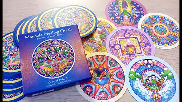 ☀️ Mandala Healing Oracle (Unboxing & Reading) 🌸 Rundes Orakeldeck Denise Jarvie & Lindy Longhurst