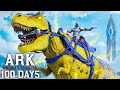 I spent 100 days in ark survival ascended primal chaos