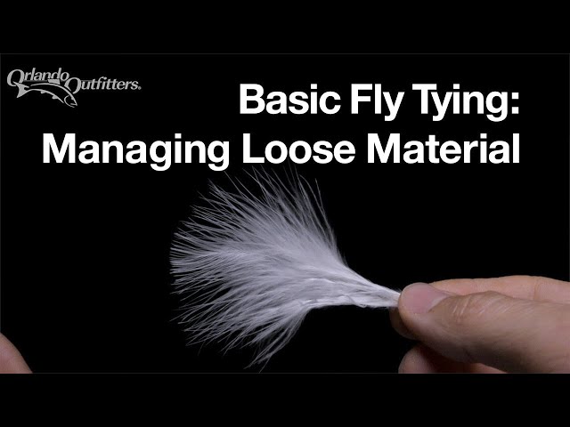 Selecting and Tying on Marabou 