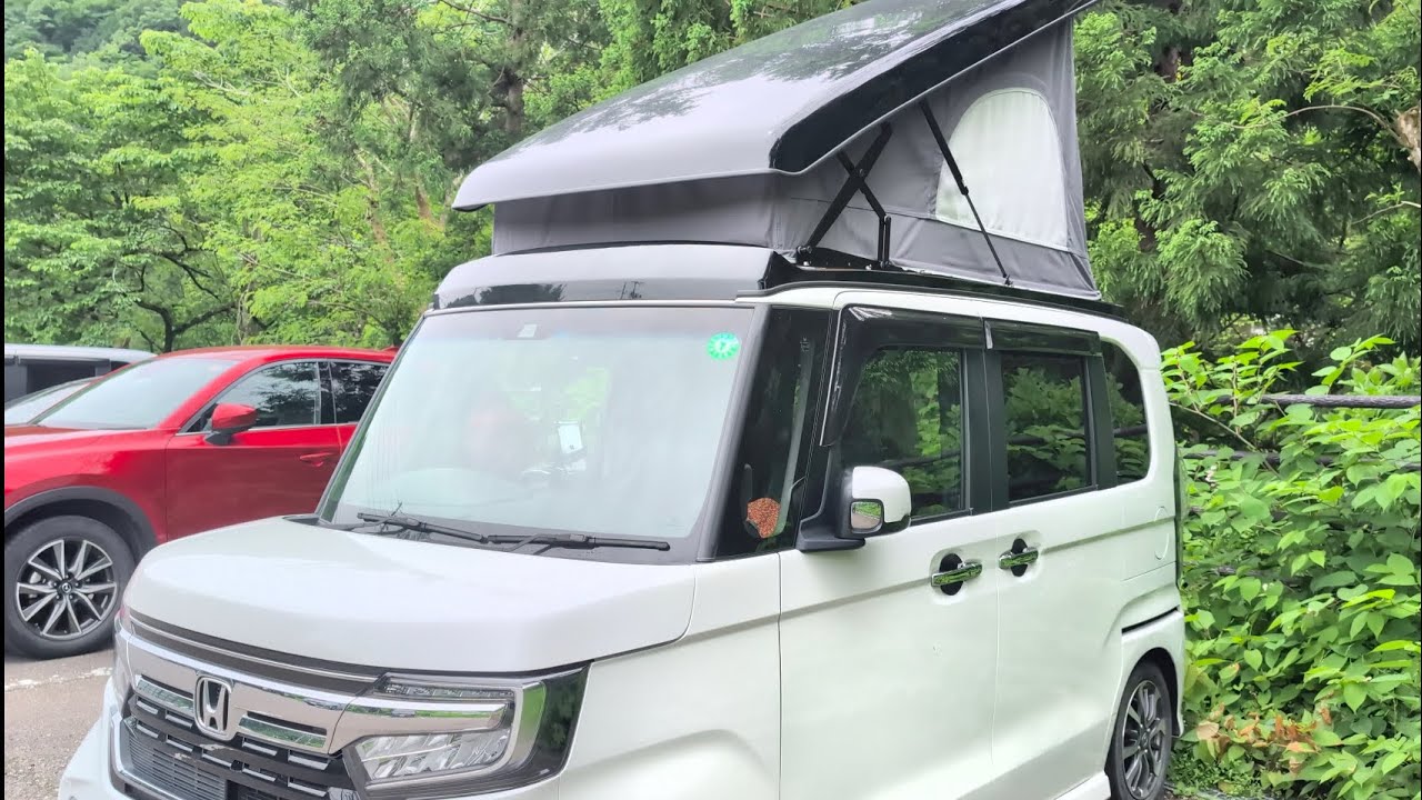 モネの池と瀧神社とポップアップルーフ車中飯