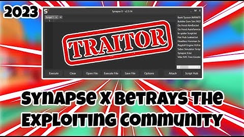 Synapse X Just Betrayed The Whole Exploiting Community | Roblox Exploiting News