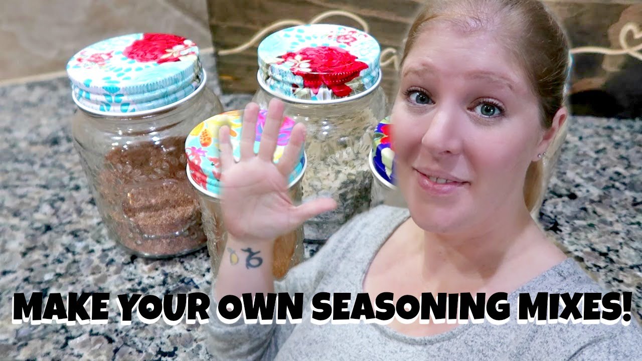 5 HOMEMADE SEASONING MIXES - YouTube