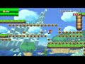 【Super Mario Maker】クリア率0.01%(1/81445)500秒フルマラソン鬼畜コースに挑戦【マリオメーカー】