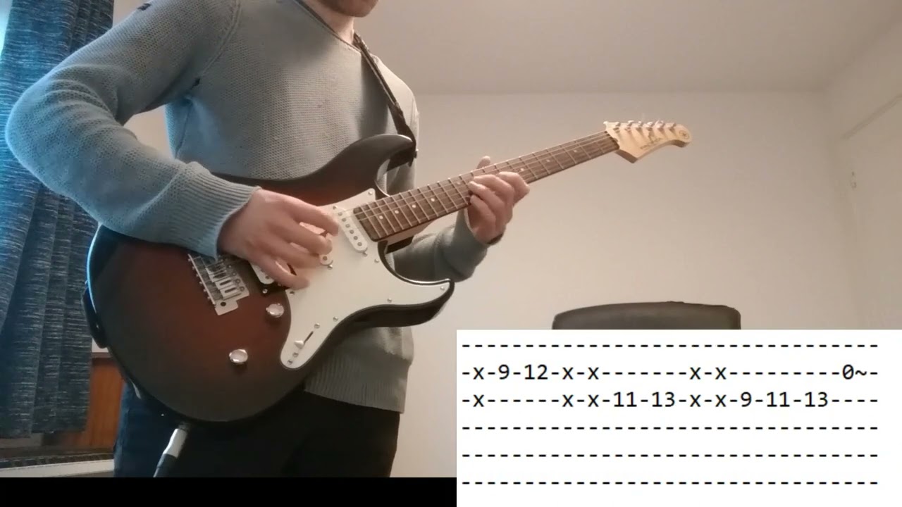 Bocchi the Rock! ed2 - Karakara - カラカラ - Kessoku Band - 結束バンド     Verse riff thing w/TAB.