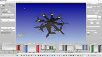 3D design software multi rotor propellers, counter ratating, VTVL (Vertical take-off vehicle) drone