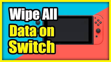 How to Delete all the DATA on your Nintendo Switch to Resell the device (Format Factory Reset)
