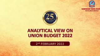 Virtual Events - Virtual Seminar on Union Budget 2022