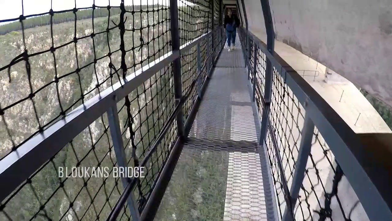 Bloukans Bungy jump - Face Adrenalin