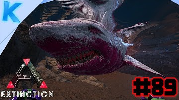 Ark - Mods - Extinction Core - Ep 89 Baby Alpha Haai! Breeding Megalodon