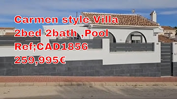 Villas for sale Murcia ,property Spain 259,995€  REF:CAD1856