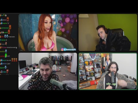 Thumbnail for Hasanabi Gives CHADVICE with Amouranth, Ethan Klein from h3h3 & AustinShow | Part 2