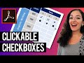 How to Create Fillable Checkboxes in a PDF Form | Adobe Acrobat Pro DC Tutorial