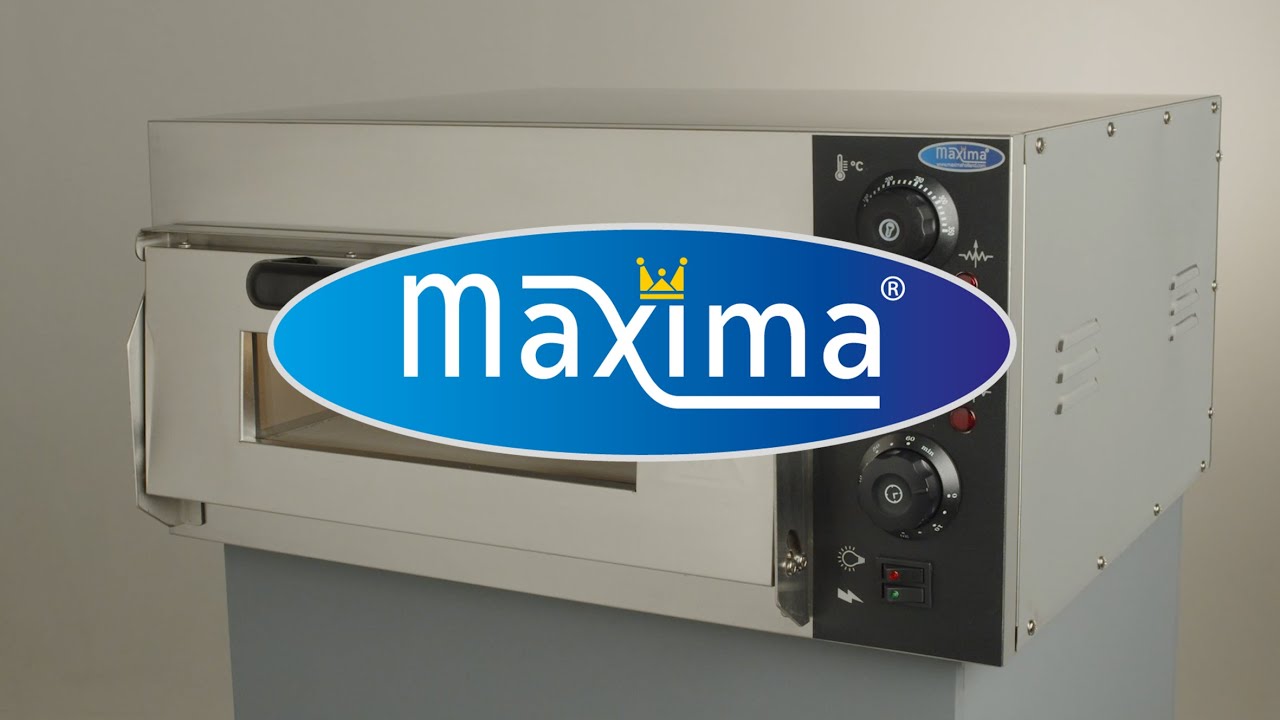 Maxima Compact Pizza Oven 1 x 40 cm 230V - YouTube