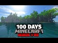 We Survived 100 Days On a Survival Island In Minecraft : LIVE || #minecraft #minecraft100days